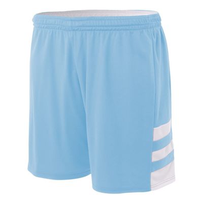 Reversible Light Blue/White & White/Light Blue Adult 3X 10 Uniform Jersey Shorts