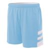 Reversible Light Blue/White & White/Light Blue Adult 3X 10 Uniform Jersey Shorts view 1