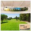 10L0L Panoramic Convex Golf Cart Mirror for EZGO, Club Car, Yamaha, Golf Cart Rear View Mirror (Double Bracket) view 1