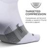 Feetures Merino 10 Max Cushion No Show Tab Ankle Socks - Wool Socks for Women & Men - White, S (1 Pair) view 4