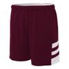 Reversible Maroon/White & White/Maroon Adult 2X 10 Uniform Jersey Shorts view 1