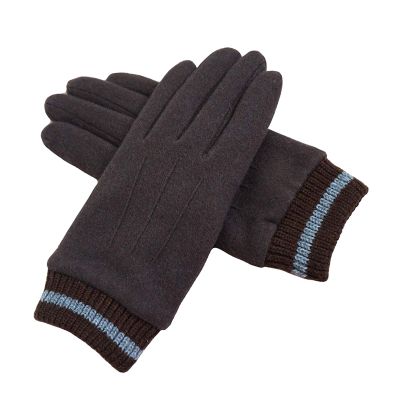 FUFU Gloves Men's Winter Warm Gloves Thermal Gloves Anti Slip Touch Screen Windproof Waterproof for Cycling (Color : C)