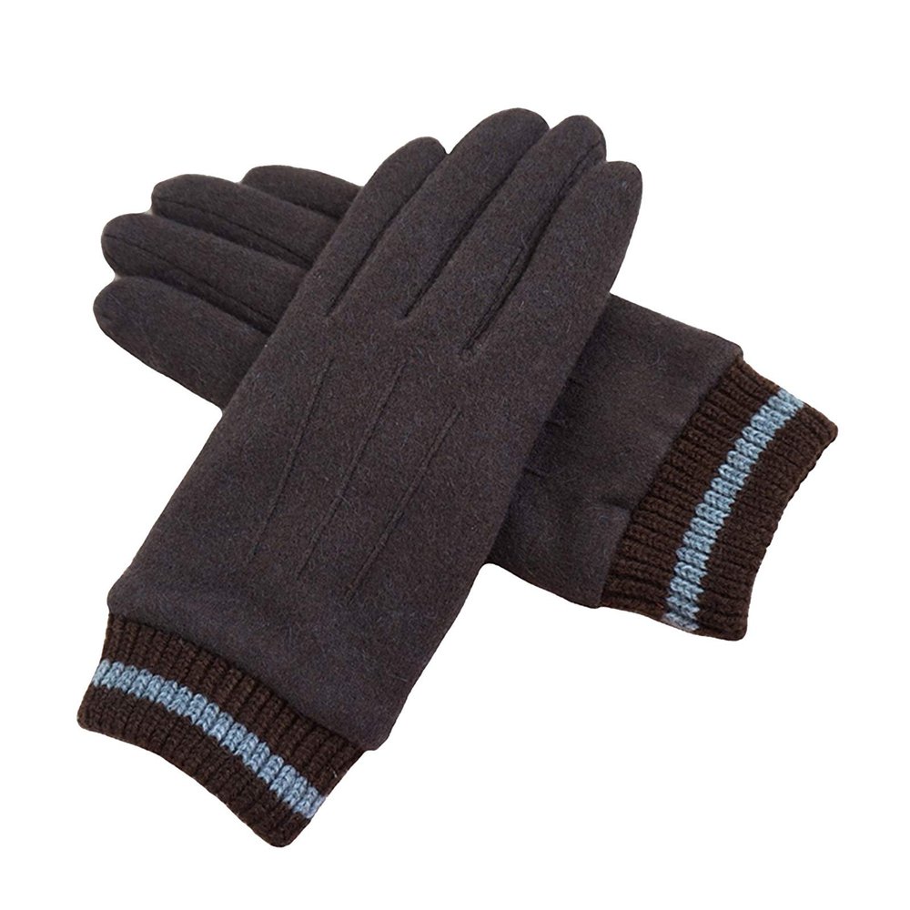 FUFU Gloves Men's Winter Warm Gloves Thermal Gloves Anti Slip Touch Screen Windproof Waterproof for Cycling (Color : C)