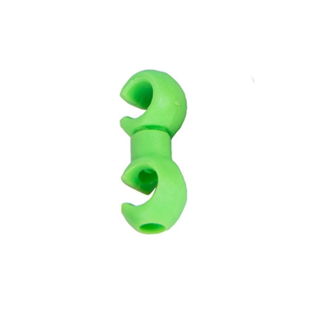 BARMI 10Pcs Mountain Bike Disc Brake Cable Sets Derailleur Line C Hook Accessories,Perfect Bike Accessories Green