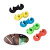 BARMI 10Pcs Mountain Bike Disc Brake Cable Sets Derailleur Line C Hook Accessories,Perfect Bike Accessories Green view 2