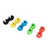BARMI 10Pcs Mountain Bike Disc Brake Cable Sets Derailleur Line C Hook Accessories,Perfect Bike Accessories Green view 4