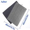 Aebor Golf Towels, Microfiber Waffle Pattern Tri-fold Golf Towel - Brush Tool Kit with Club Groove Cleaner, with Clip Men Women Golf Gifts (2 Grey Towel+Black Brush) view 3