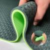 QMKGEC Yoga Mat 1/3" (8mm) Thick Non-Slip, Women Men Fitness & Exercise Mat, 72"Lx24"W Eco-Friendly TPE Workout Mat with Carrying Strap for Yoga, Pilates, Home Gym, Floor Exercises view 1