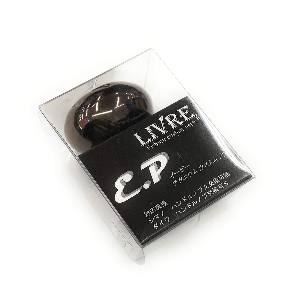Livre 5990 EP37 Knob Single Item (Set of 1), Shimano and Daiwa Common (IP) & Titanium