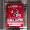 Alabama Crimson Tide 18 Times National Champions Double Sided Garden Banner Flag view 4