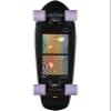 Globe Blazer Complete Skateboard,Black/Purple,26" L x 7.25" W - 13.75" WB view 1