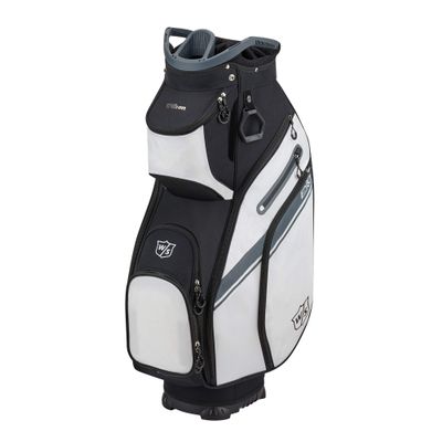 Wilson Staff EXO II Men's Golf Bag - Cart, Black/White/Grey