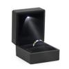 angwang Jewelry Box,LED Light Bracelet Box Square Wedding Pendant Ring Case Jewelry Gift Box for Proposal Engagement Wedding Ring Box view 1