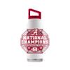 Gametime Sidekicks Alabama Crimson Tide National Champions 2020 Drinkware - Premium, Officially Licensed Cups, Water Bottles, Stainless Steel Insulated Tumblers, Pints, & More (White, 40oz Bottle) view 1