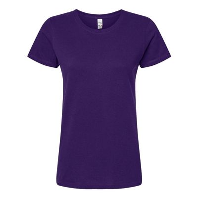 M&O - Women's Gold Soft Touch T-Shirt - 4810 - S - Purple
