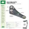 Notch Flow Adjustable Rope Wrench has Adjustable concave Stainless-Steel Bollard Providing Custom Friction Settings, Fits Rope Diameters 11-13mm (7/161/2) MBS: 5,400 lbs. (23kN) (41603) view 4