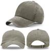 4 Pieces Washed Baseball Cap Adjustable Twill Plain Hat Unisex Baseball Cap Vintage Dad Hat (Black, Gray, Khaki, Army Green) view 4