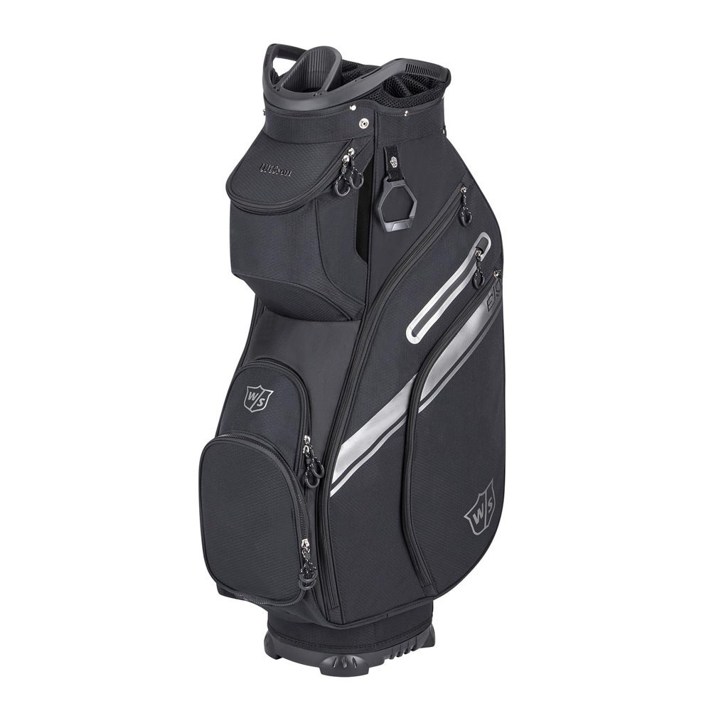 Wilson Staff EXO II Men's Golf Bag - Cart, Black/Silver