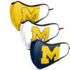 foco NCAA Sport 3 Pack Face Cover view 4