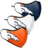 FOCO Denver Broncos NFL Sport 3 Pack Face Cover view 3