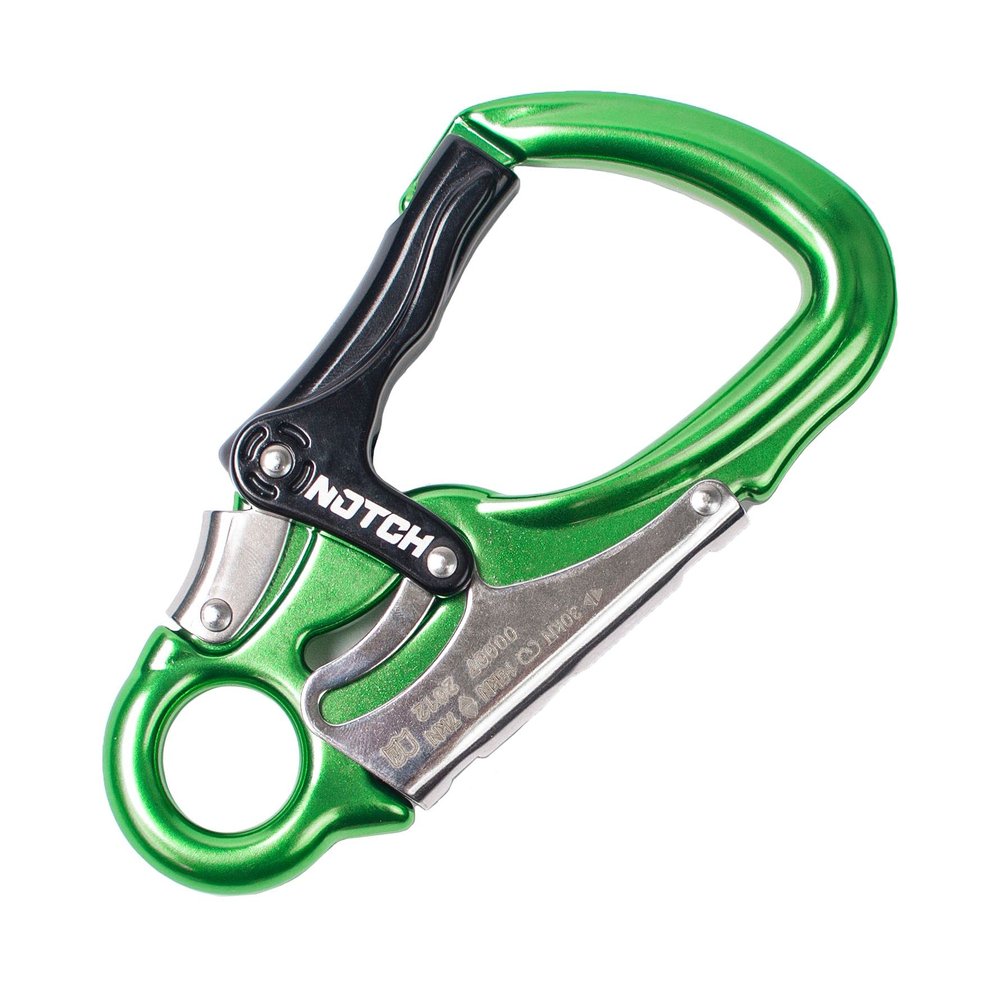 Notch Triple Locking Snaphook (54650) Green