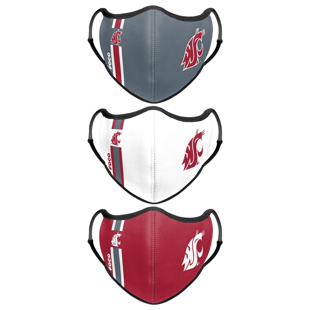 foco NCAA Sport 3 Pack Face Cover