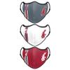 foco NCAA Sport 3 Pack Face Cover view 1