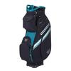 WILSON EXO II 14-Way Cart Golf Bag, Black/Teal view 1