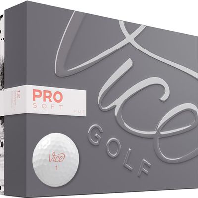 VICE Golf Pro Soft Golf Balls, Living Coral