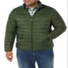 Amazon Essentials Men's Packable Lightweight Water-Resistant Puffer Jacket (Available in Big & Tall), Dark Green, X-Large view 4