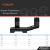 Athlon Armor Cantilever Scope Mount 34 mm 20 MOA view 3