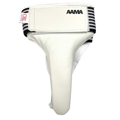 AAMA Athletic Martial Arts Taekwondo Women's Vinyl Groin Guard -Large