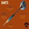 SHOT TAKER CO. EST. 2017 6pc Steel Tip Darts Set - Professional Darts for Dartboard - Includes Barrels + Plastic/Aluminum Shafts + O'Rings + Flights + Sharpener + Wrench (24g-Gradient-10436) view 4