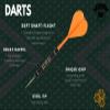 Steel Tip Darts Set |12 pc Bar Darts; 3 of Each Color; Perfect Fun Darts for 4 Players Throwing Metal Tip On Dartboard in Family Game Room, Man Cave (20g Black Brass-STC10435) view 4