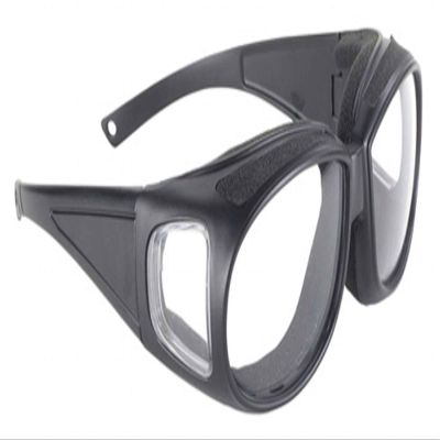 Pacific Coast Sunglasses Defender Black Frame/Clear Lens (5505) Rectangular Sunglasses, Adult
