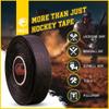 Hockey Tape Multipurpose Cloth Tape Roll for Lacrosse Baseball & Softball Bats, Rackets, Pullup Bars, Gardening Tools, Easy Tear Over Grip - Multi Sport Handle Tape - Sports Gift (Black & White) view 2