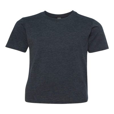 Next Level Youth Triblend Short Sleeve Crew, L, Vintage Navy