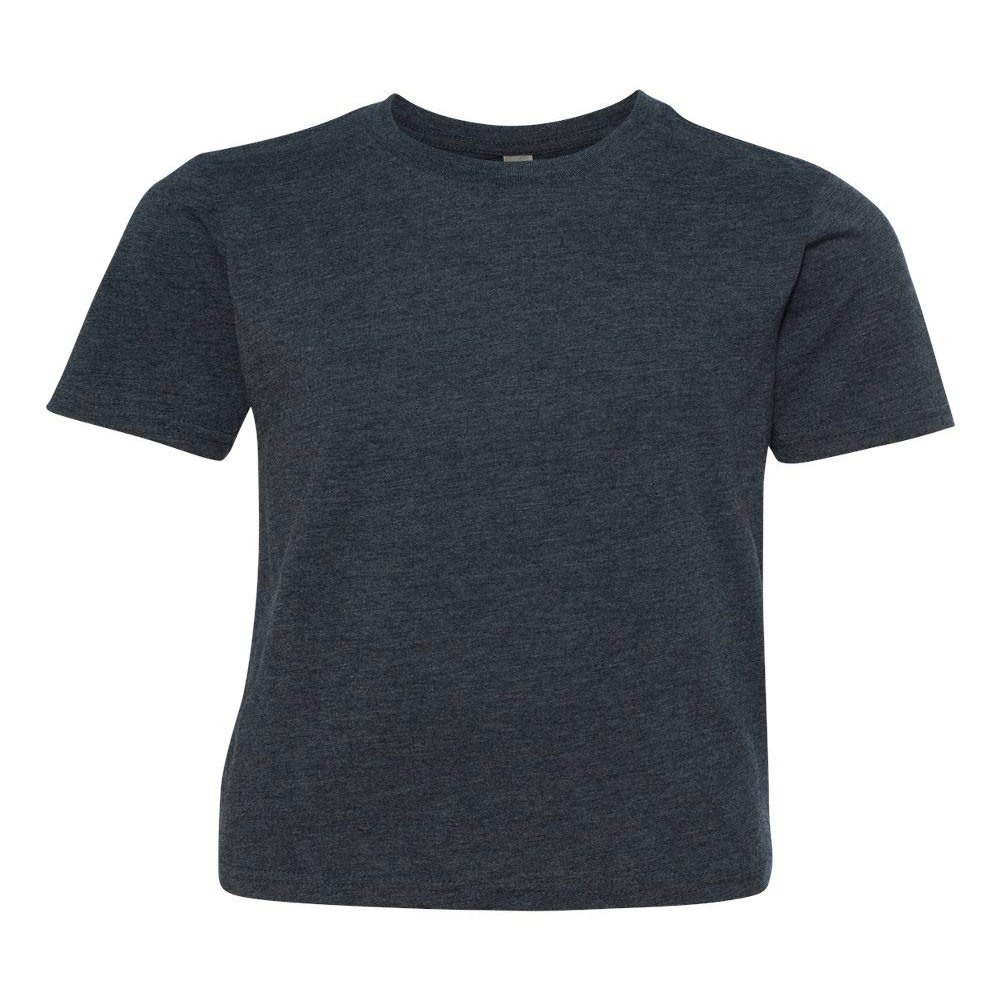 Next Level Youth Triblend Short Sleeve Crew, L, Vintage Navy