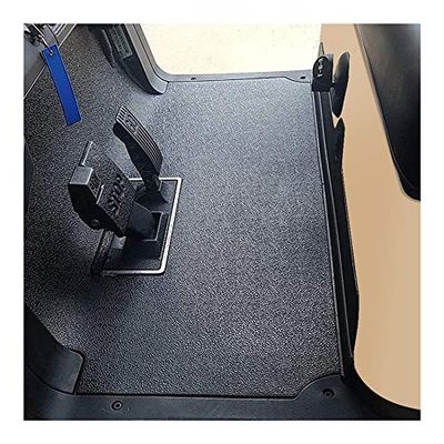 10L0L Golf Cart Full Coverage Floor Liner Mat for Club Car Precedent G&E 2004 up/Onward & Tempo/Villager & V4L, Non Slip Odorless Replacement Floor Mat OEM# 102504801 (Improved Version)