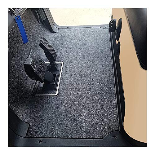 10L0L Golf Cart Full Coverage Floor Liner Mat for Club Car Precedent G&E 2004 up/Onward & Tempo/Villager & V4L, Non Slip Odorless Replacement Floor Mat OEM# 102504801 (Improved Version)