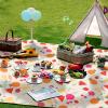 TaTalife Picnic Blankets, Portable Outside Baby Blanket, 3 Layer Picnic Mat for Camping, 79" x 59" Large Waterproof Sand Proof Camping Blanket, Lightweight Folding Portable Travel Blanket view 3