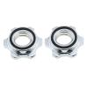 E-outstanding Barbells Hex Nut 2PCS 1nch/25mm Spin Lock Collar Screws Dumbbell Spinlock Collars view 1