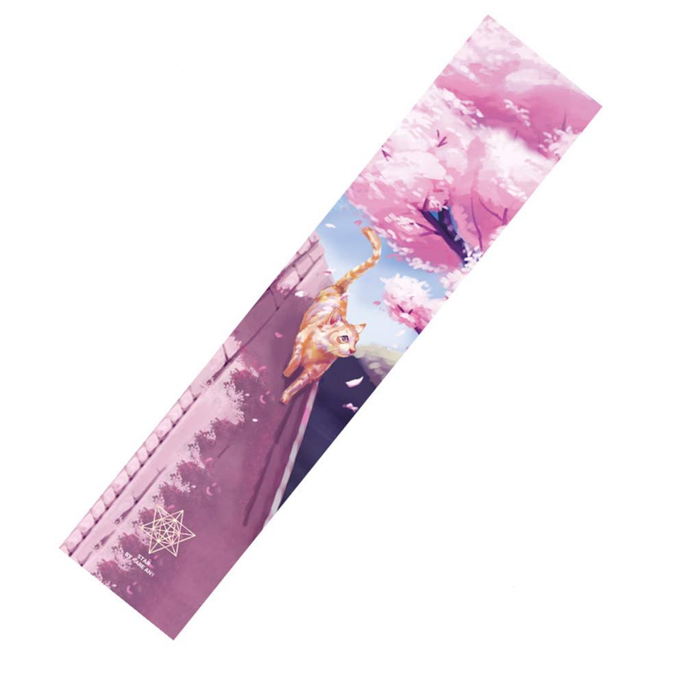 Wukong Direct 47"x10" Skateboard Grip Tape Non-Slip Grip Tape Sheet for Longboard Cruiser Board Scooter, Spring Sakura
