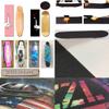 Wukong Direct 47"x10" Skateboard Grip Tape Non-Slip Grip Tape Sheet for Longboard Cruiser Board Scooter, Spring Sakura view 2