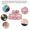 Agatige Cherry Blossom Trinket Box, Crystal Decorative Jewelry Earring Ring Box Pink Decor Ornament for Women Valentines Gift view 2