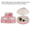 Agatige Cherry Blossom Trinket Box, Crystal Decorative Jewelry Earring Ring Box Pink Decor Ornament for Women Valentines Gift view 3