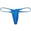 OROCOJUCO Men Modal Bulge Thong Underwear Male Slim Pouch T-back String Tangas 3-Pack(Black,Yellow,Light Blue) L view 2