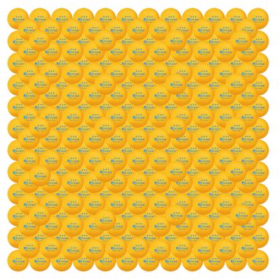 KEVENZ 1500-Pack 3 Star Ping Pong Balls,Advanced Table Tennis Ball,Bulk Outdoor Ping Pong Balls, Orange