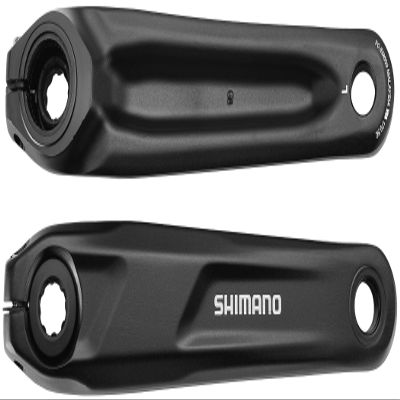 Shimano Steps FC-EM600 Crank arm Set, 165 mm, Without chainguard, Black, EFCEM600AXXL