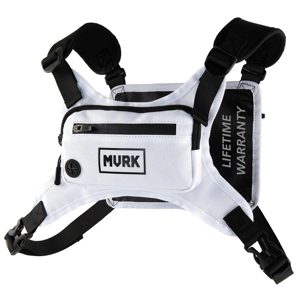 MVRK Water Resistant Running Vest Chest Pack, Phone Holder for Running, Lightweight Training Pack with Extra Storage & Reflective Detail